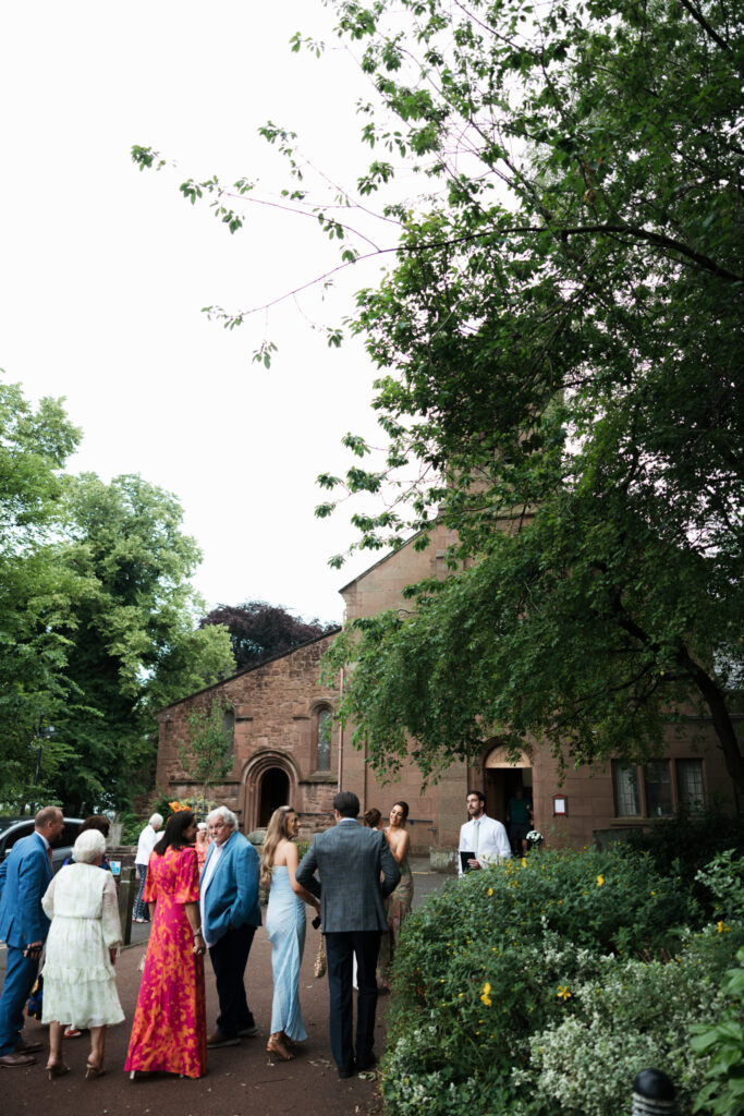 Intimate church wedding ceremony in Liverpool (St Anne's Church) – modern Gen Z couple captured in editorial style