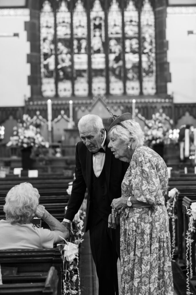 Intimate church wedding ceremony in Liverpool (St Anne's Church) – modern Gen Z couple captured in editorial style