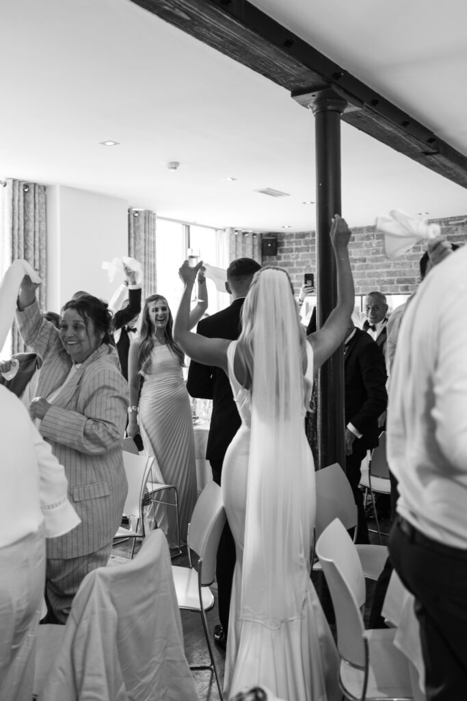 Modern Gen Z couple weddings reception at Hope Street Hotel in Liverpool – editorial and fashion-forward photography by Ivana King