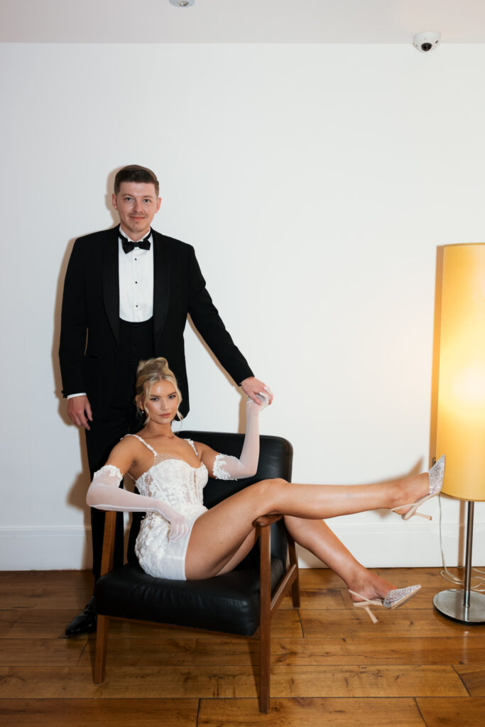 Modern Gen Z couple weddings reception at Hope Street Hotel in Liverpool – editorial and fashion-forward photography by Ivana King