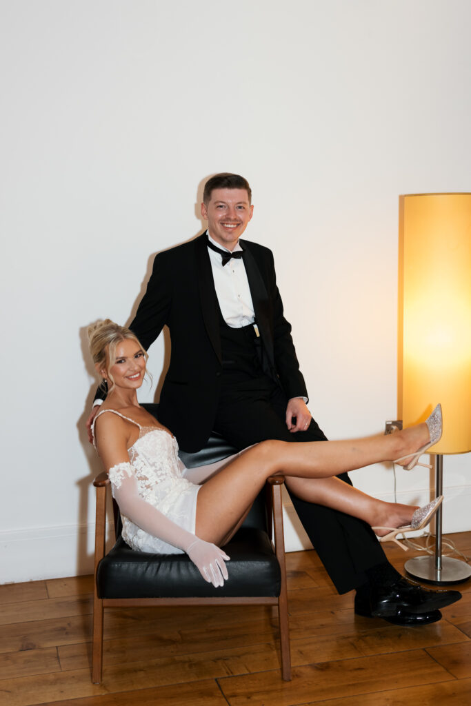 Modern Gen Z couple weddings reception at Hope Street Hotel in Liverpool – editorial and fashion-forward photography by Ivana King