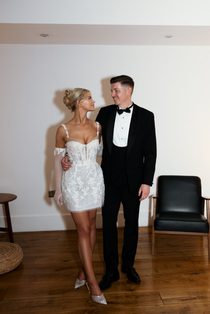 Modern Gen Z couple weddings reception at Hope Street Hotel in Liverpool – editorial and fashion-forward photography by Ivana King