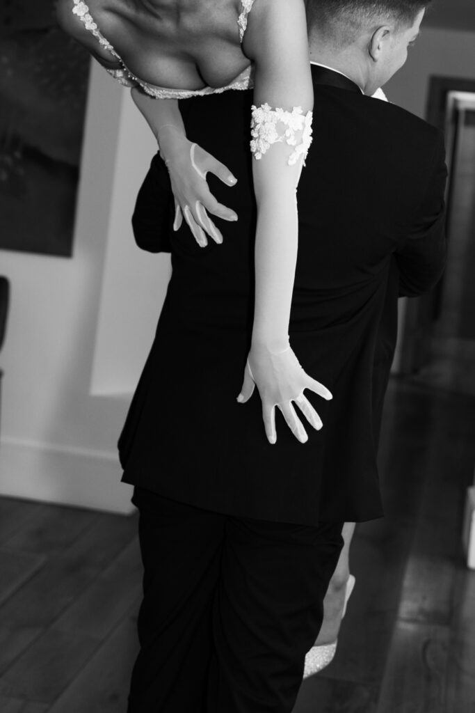 Modern Gen Z couple weddings reception at Hope Street Hotel in Liverpool – editorial and fashion-forward photography by Ivana King