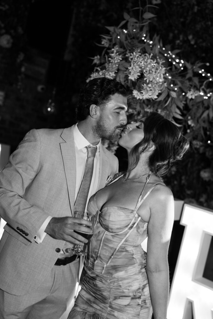 Modern Gen Z couple weddings reception at Brunch and Cocktail Club in Liverpool – editorial and fashion-forward photography by Ivana King