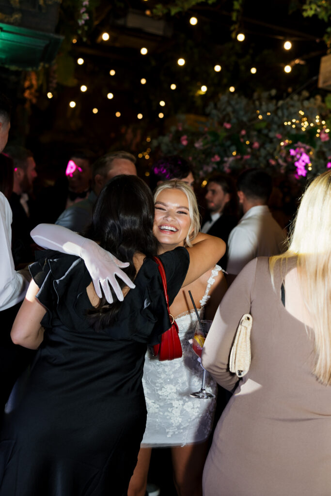 Modern Gen Z couple weddings reception at Brunch and Cocktail Club in Liverpool – editorial and fashion-forward photography by Ivana King