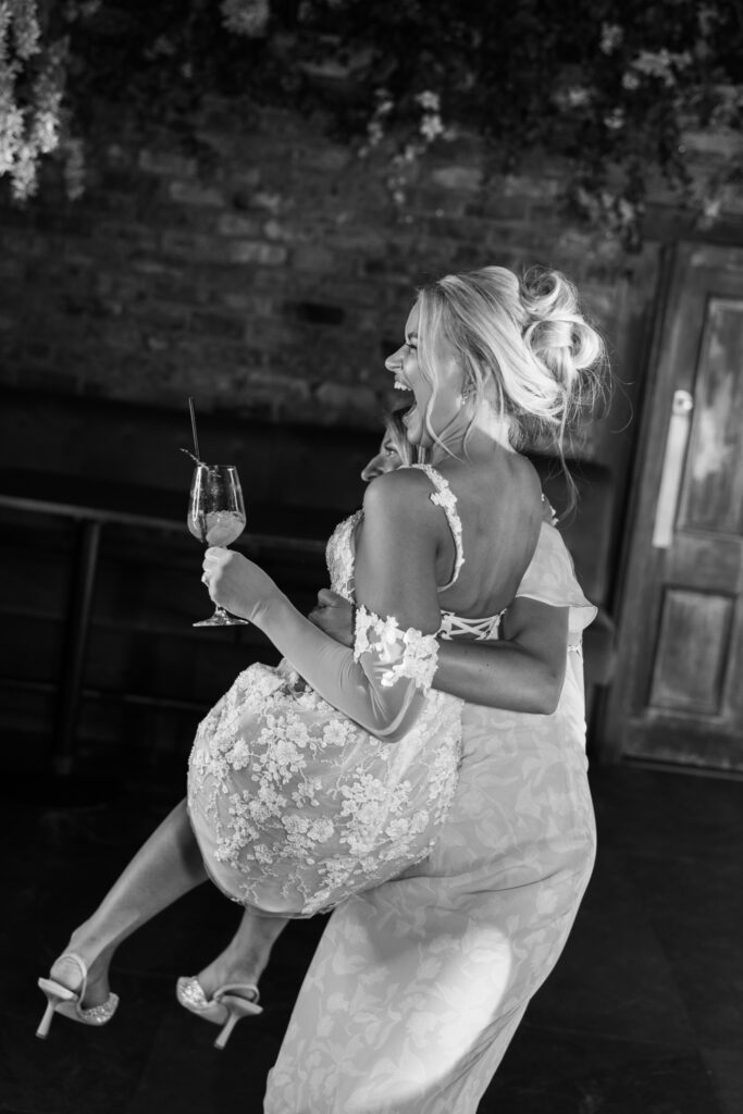 Modern Gen Z couple weddings reception at Brunch and Cocktail Club in Liverpool – editorial and fashion-forward photography by Ivana King