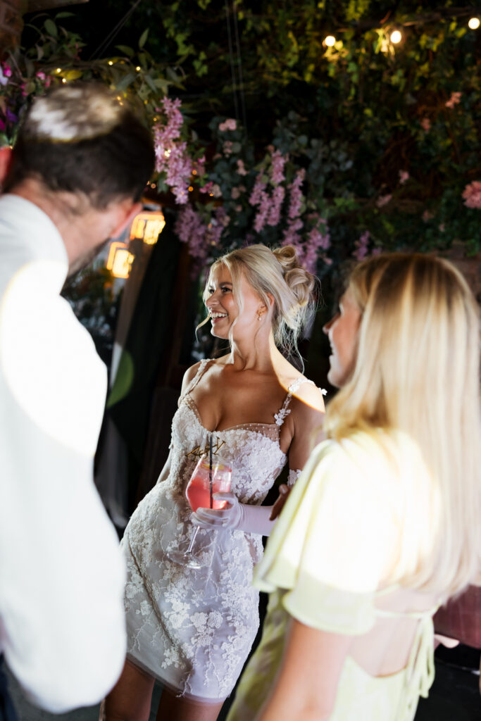 Modern Gen Z couple weddings reception at Brunch and Cocktail Club in Liverpool – editorial and fashion-forward photography by Ivana King