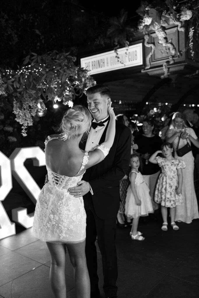 Modern Gen Z couple weddings reception at Brunch and Cocktail Club in Liverpool – editorial and fashion-forward photography by Ivana King