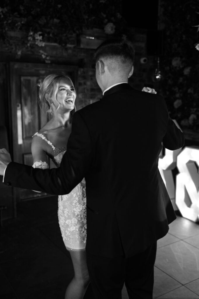 Modern Gen Z couple weddings reception at Brunch and Cocktail Club in Liverpool – editorial and fashion-forward photography by Ivana King