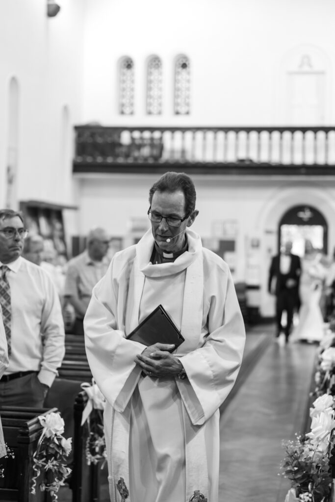 Intimate church wedding ceremony in Liverpool (St Anne's Church) – modern Gen Z couple captured in editorial style