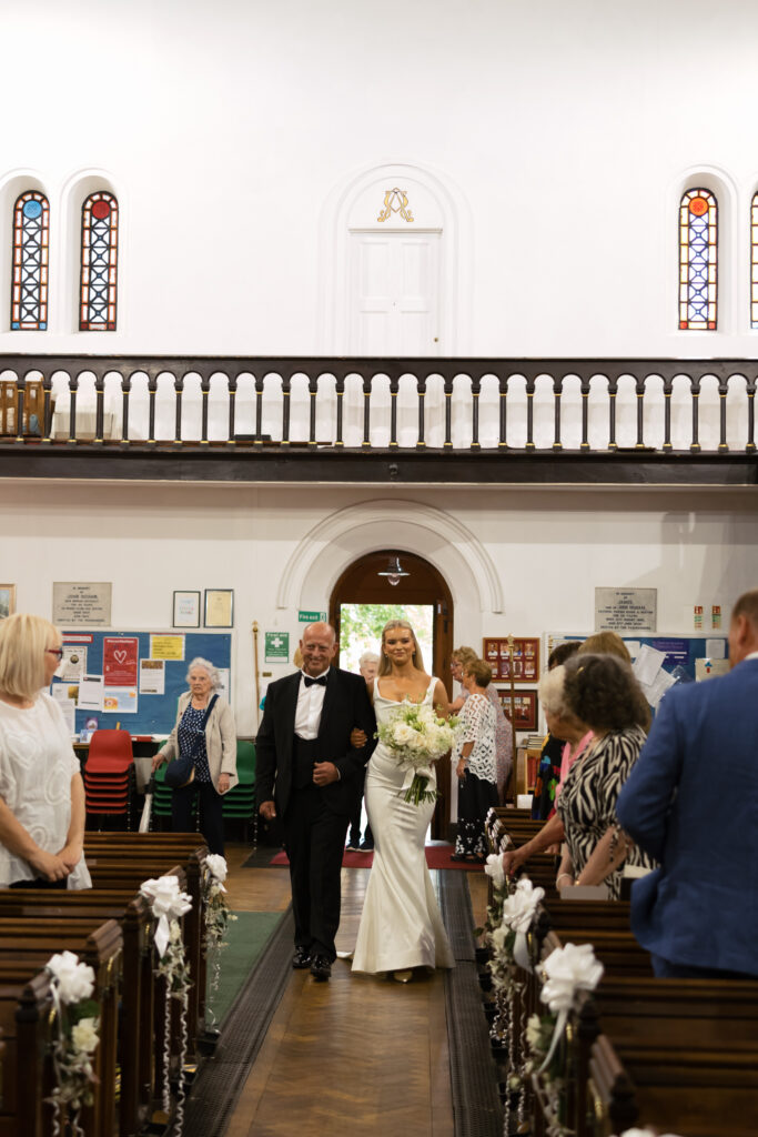 Intimate church wedding ceremony in Liverpool (St Anne's Church) – modern Gen Z couple captured in editorial style