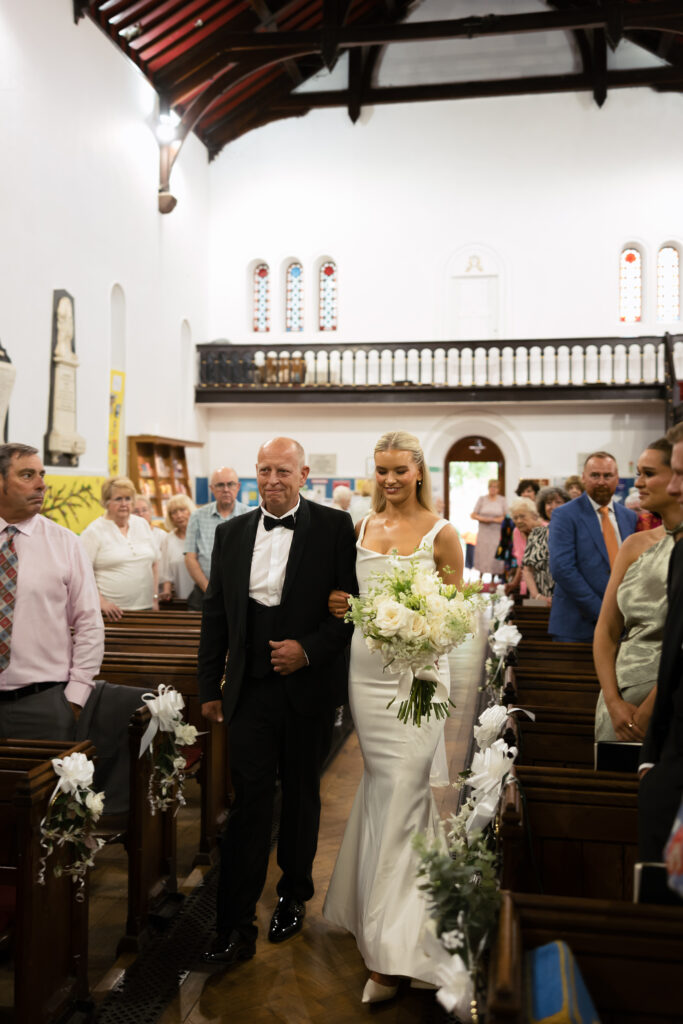 Intimate church wedding ceremony in Liverpool (St Anne's Church) – modern Gen Z couple captured in editorial style