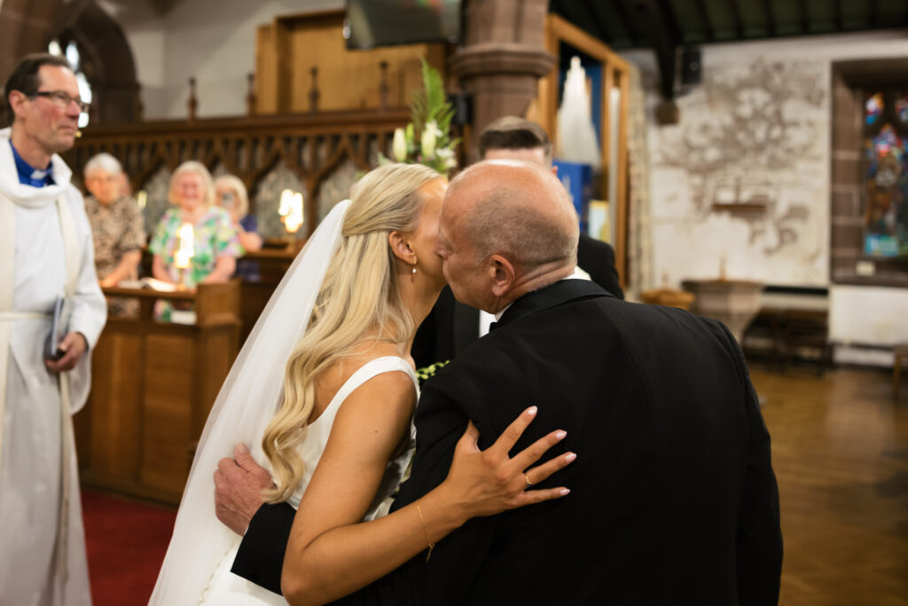 Intimate church wedding ceremony in Liverpool (St Anne's Church) – modern Gen Z couple captured in editorial style