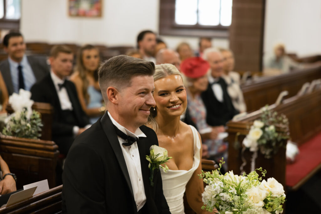 Intimate church wedding ceremony in Liverpool (St Anne's Church) – modern Gen Z couple captured in editorial style