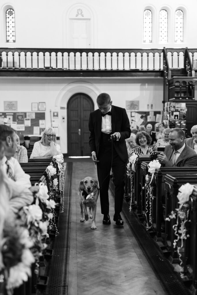 Intimate church wedding ceremony in Liverpool (St Anne's Church) – modern Gen Z couple captured in editorial style