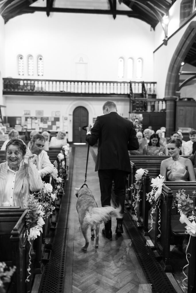 Intimate church wedding ceremony in Liverpool (St Anne's Church) – modern Gen Z couple captured in editorial style