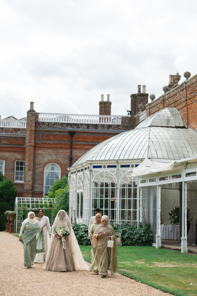 Editorial Wedding Photographer, Luxury Wedding at Avington Estate Park South London UK, Asian Indian Ceremony