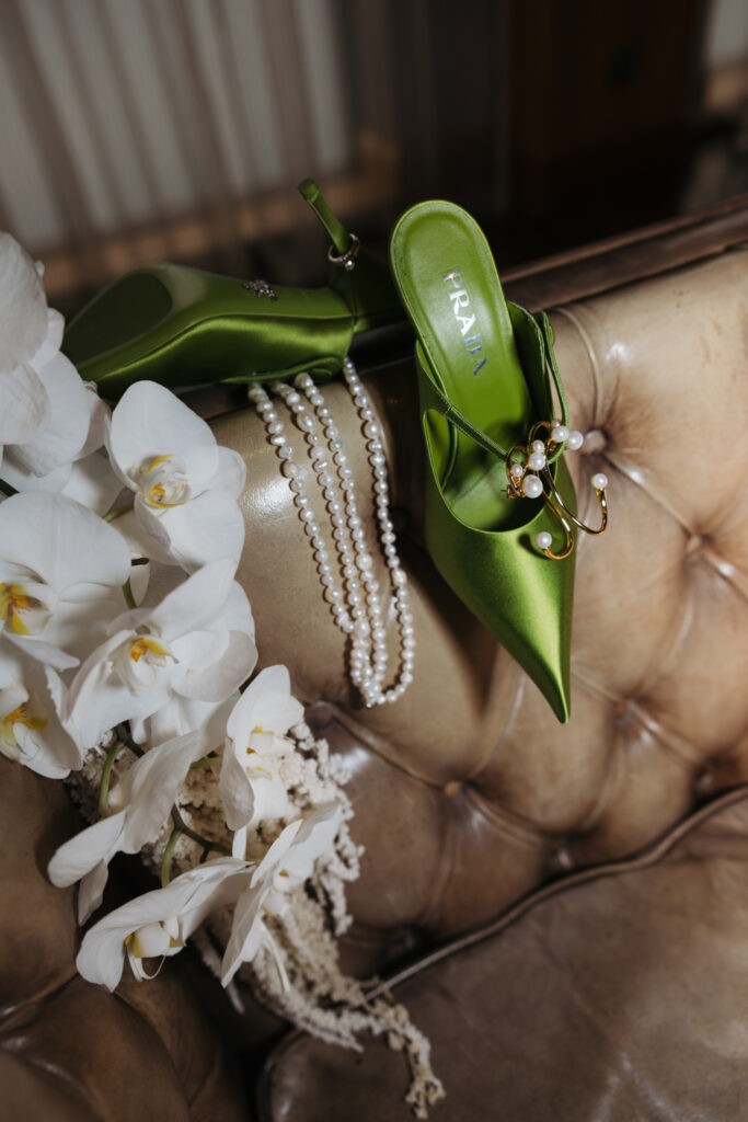 Editorial wedding photography of a young Gen Z couple during their Russian wedding at Syon Conservatory, London.