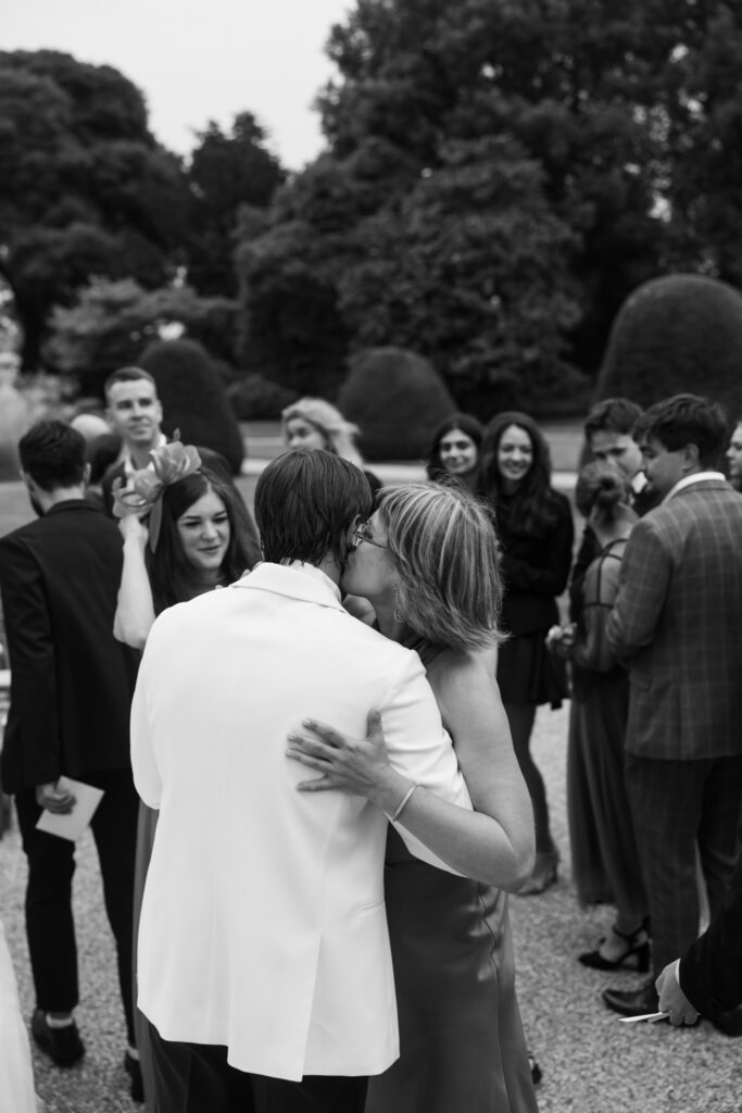 Editorial wedding photography of a young Gen Z fashion forward couple during their Russian luxury wedding at Syon Park Conservatory, London.