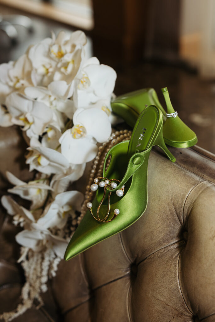 Editorial wedding photography of a young Gen Z couple during their Russian wedding at Syon Conservatory, London.