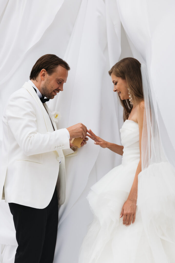 Editorial wedding photography of a young Gen Z fashion forward couple during their Russian luxury wedding at Syon Park Conservatory, London.